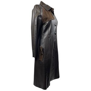 Carolina Herrera Leather/Suede Trench • NWOT